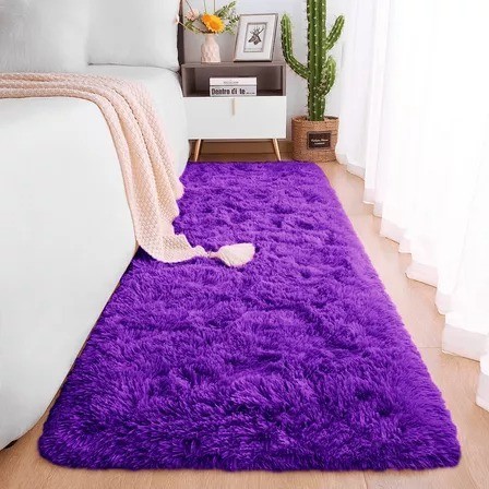 Tapete Para Quarto Passadeira Peluda 2,00 x 0,60 Metros Premium Luxo