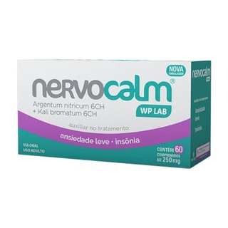 Nervocalm 250mg 60 Comprimidos em Oferta na Shopee