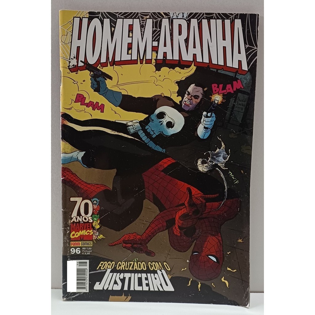 Hq Homem-Aranha Nº 96 - Fogo Cruzado Com o Justiceiro