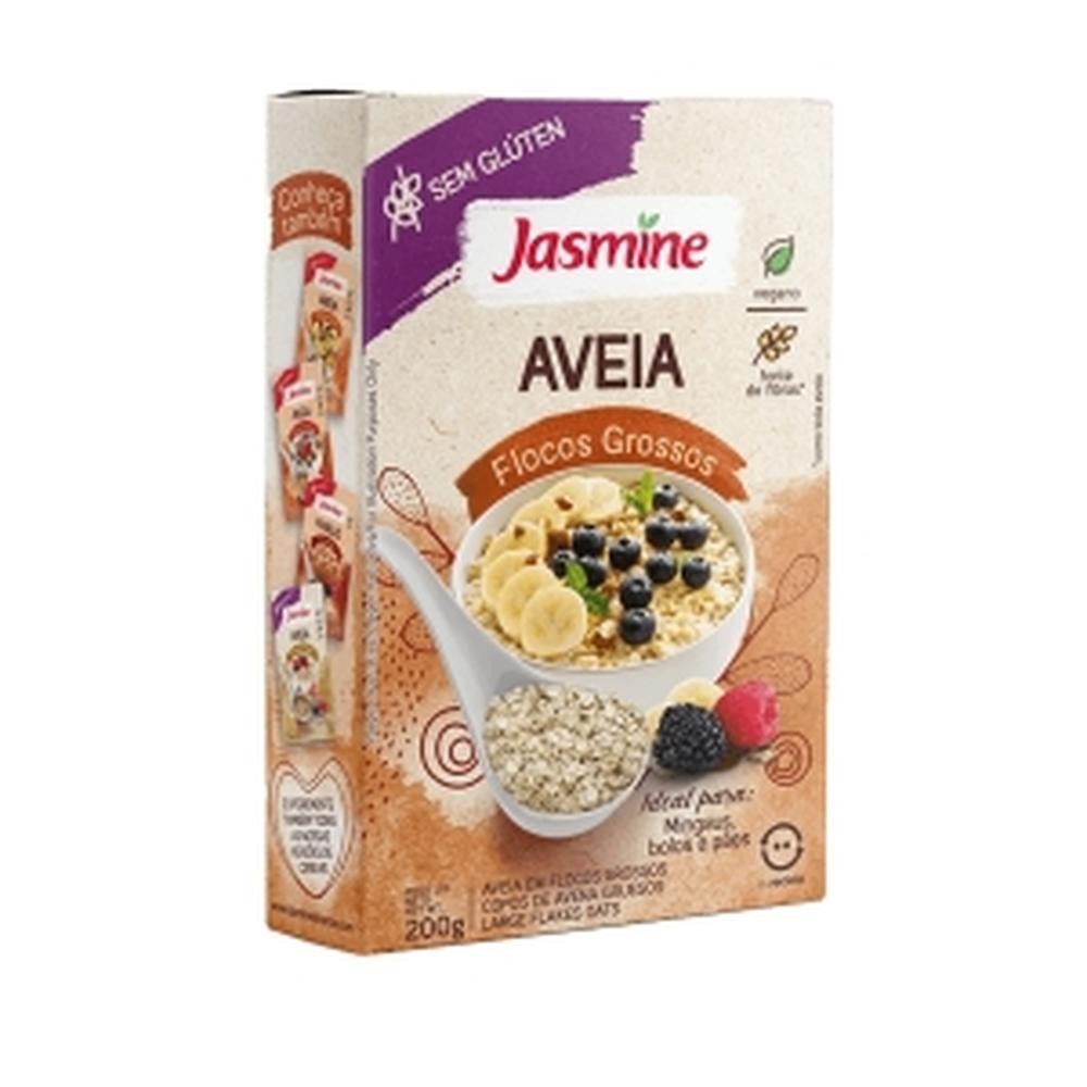 Jasmine Aveia em Flocos Grossos Sem Glúten 200g - Food & Beverages