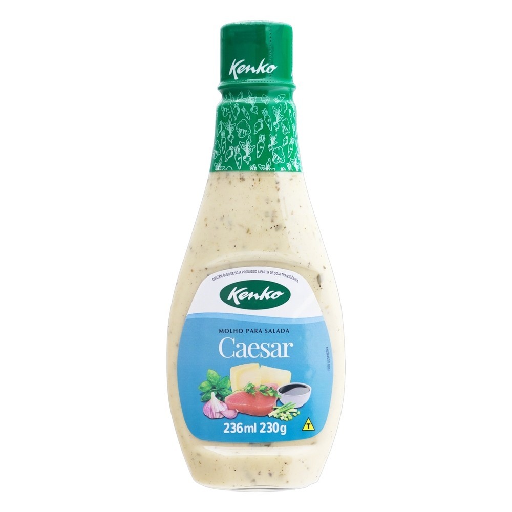Molho Caesar Para Salada Kenko 236ml