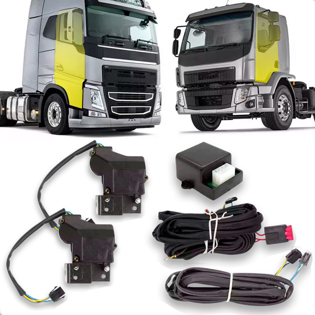 Travas Elétrica Caminhão Volvo Scania Vm Fh 24v 2 Portas Tragial - Automobiles