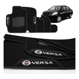Jogo Tapete Carpete Versa 2011 A 2019 Logo Bordado 5 Peças em Oferta na Shopee