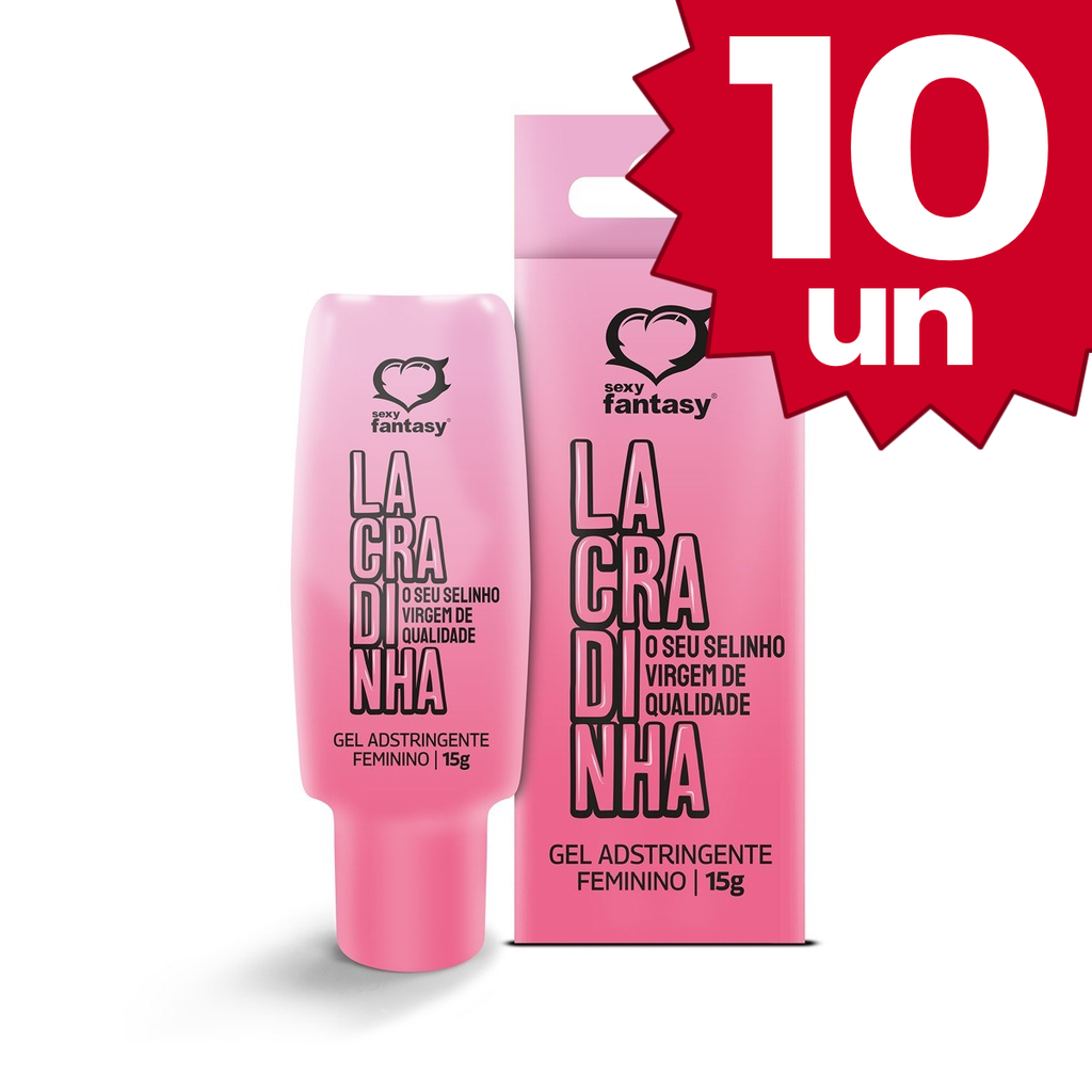 Kit com 10 - Gel Lacradinha 15g - Atacado - Sexy Fantasy em Oferta na Shopee