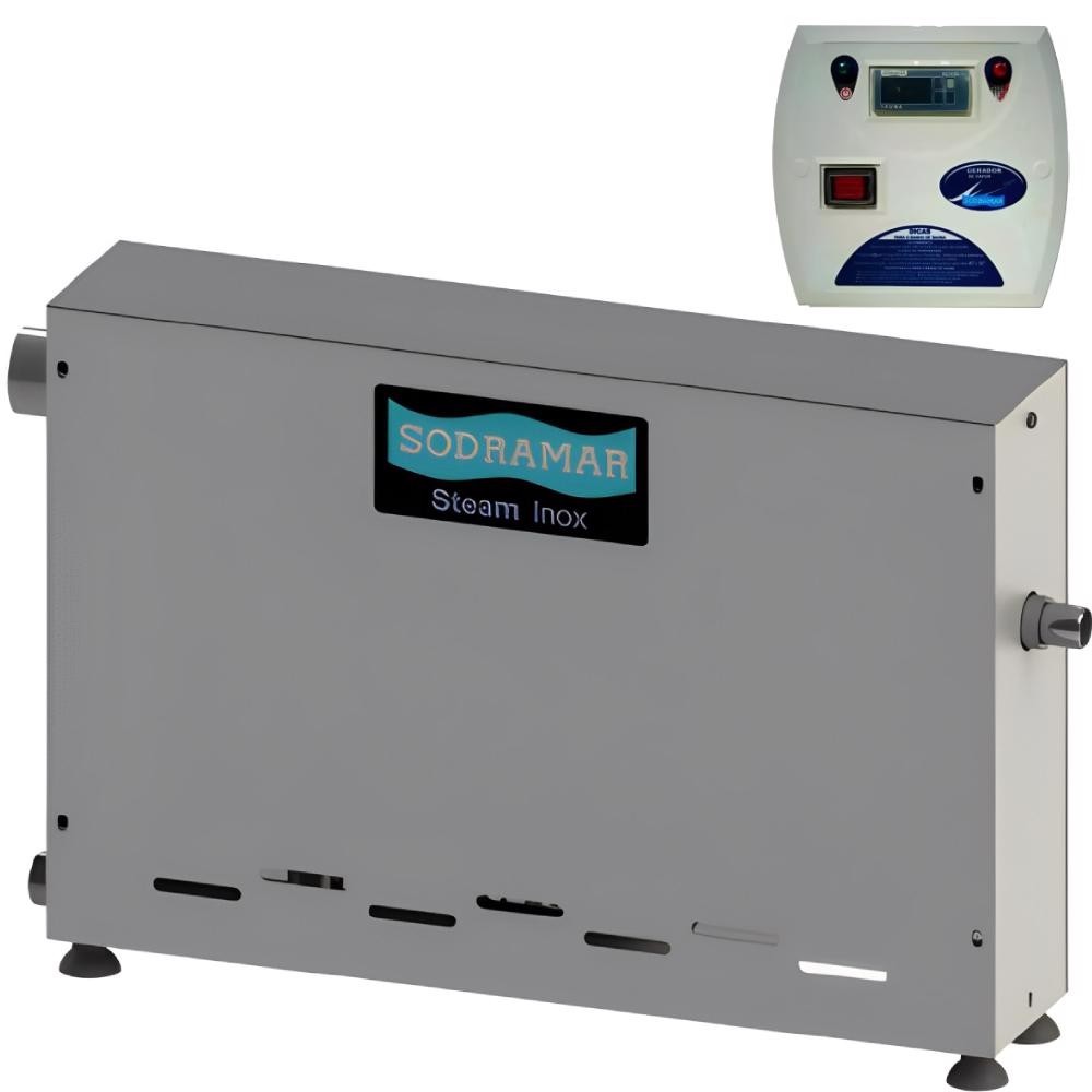 Sauna Vapor Universal Inox 4Kw + Comando Digital SODRAMAR em Oferta na Shopee
