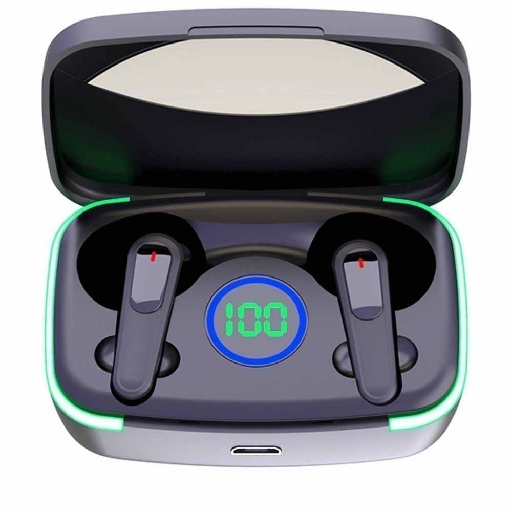 M80 Fone De Ouvido e Carregador de Celular Portátil Bluetooth Sem Fio 5.3 Fone Estéreo