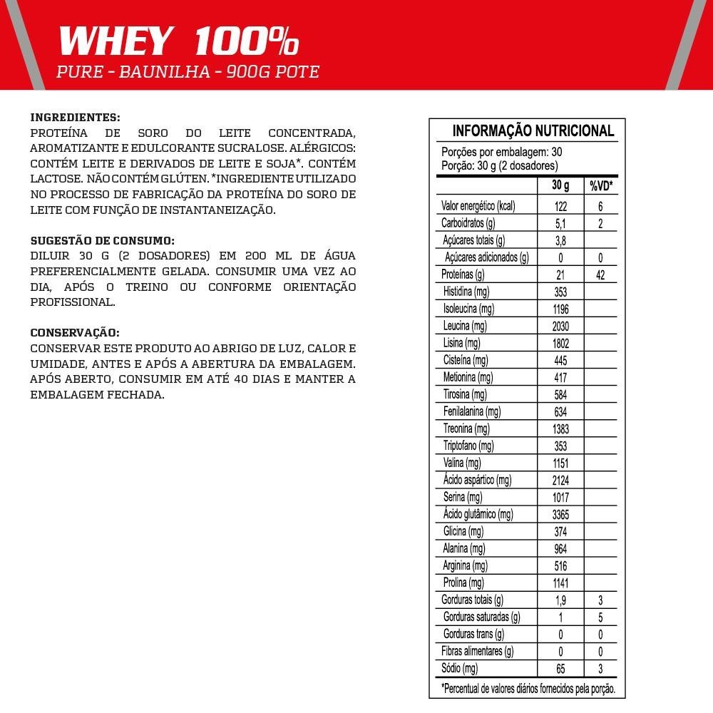 Whey 100% Pure 900g Integralmedica