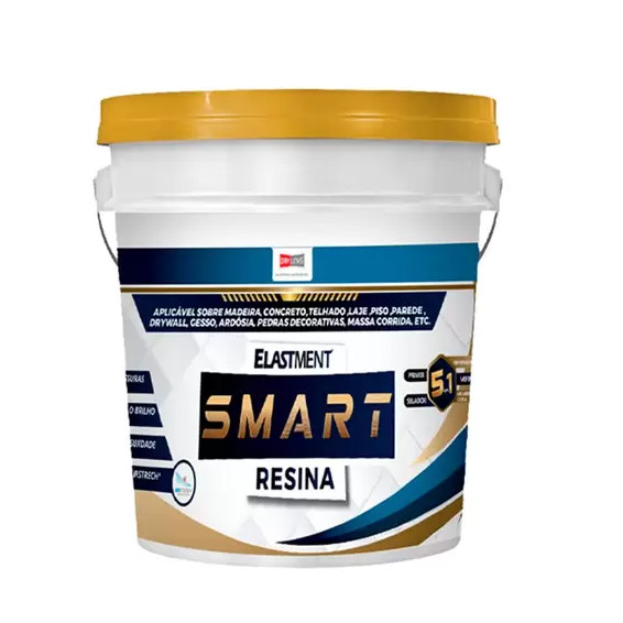 Elastment Smart Resina Base D'água Incolor 5 Em 1 - 3 L em Oferta na Shopee