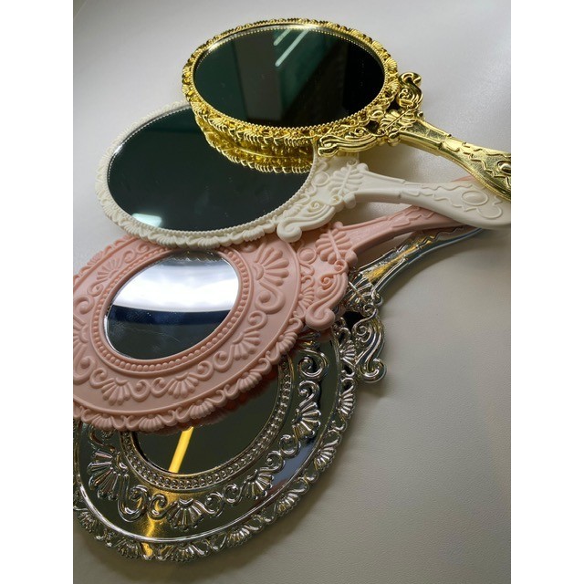 ESPELHO DE MÃO PRINCESA DUPLO COM ZOOM em Oferta na Shopee