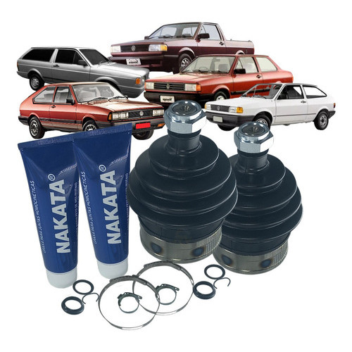 2 Junta Homocinética Original Nakata Gol Parati Passat Saveiro Voyage Quantum Palio 1982 a 2017 em Oferta na Shopee