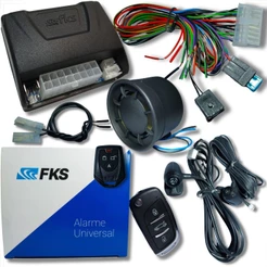 ALARME AUTOMOTIVO COM CHAVE CANIVETE E BLOQUEADOR COMPLETO LINHA CITROEN FKS FK902 CB CR941 CR730