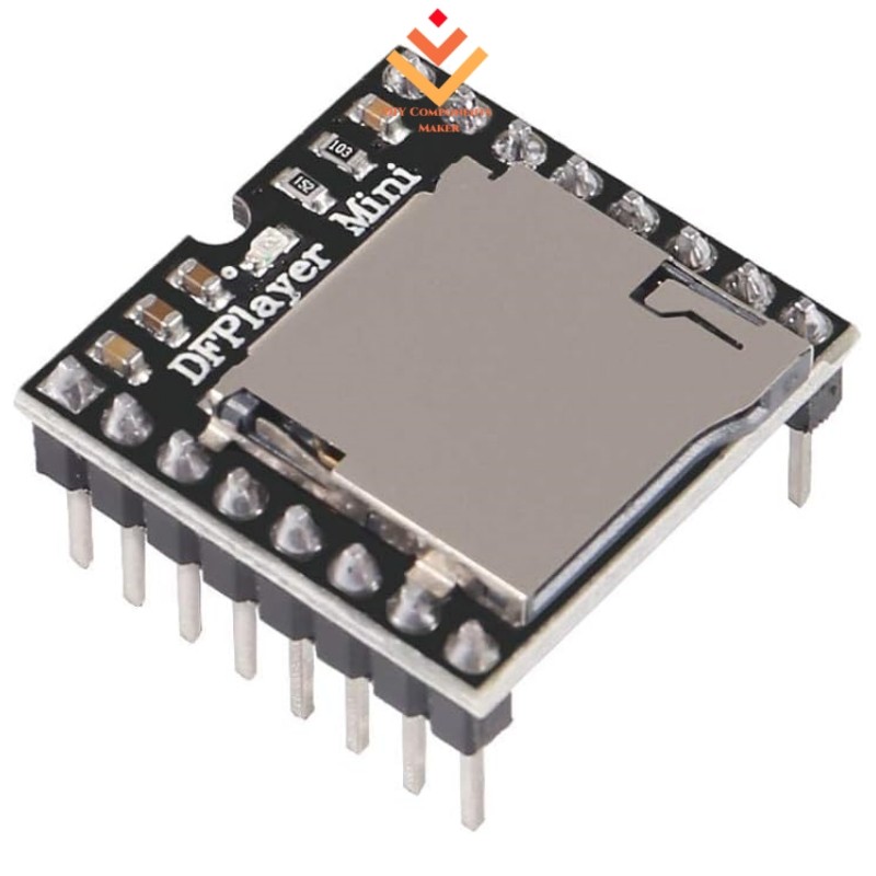 Cartão TF U Disco Mini MP3 Decodificador Player WMV Módulo De Voz De Áudio DFPlayer Para Arduino