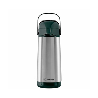 Garrafa Térmica Lumina Inox Termolar 1l Pressão em Oferta na Shopee