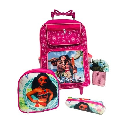 Kit Volta As Aulas Mar de Aventuras Mochila+estojo+lancheira