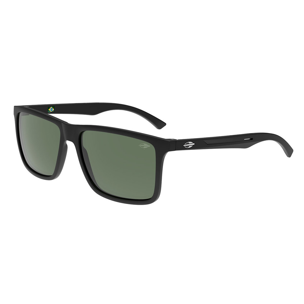 Óculos Solar Mormaii Kona Magnetic M0182a1471 Preto Fosco Lente Verde