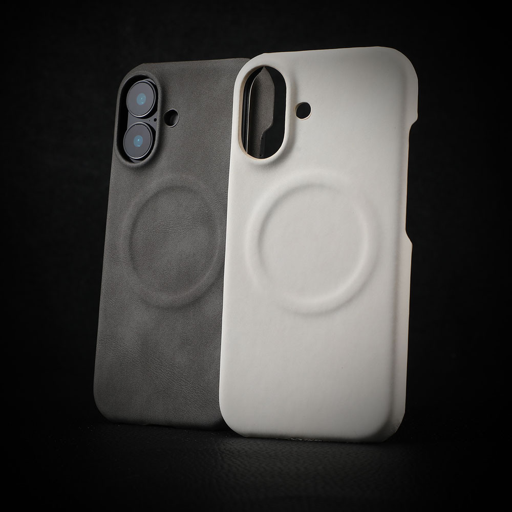 Pele Sentir Couro Caso De Telefone Para iPhone 17 Ar 14 15 16 Plus 12 13 Pro Max Magnético Carregamento Sem Fio Duro PC em Oferta na Shopee