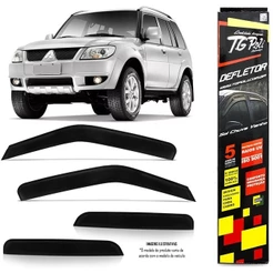 Calha Chuva Defletor TG Poli Mitsubishi TR4 2002 a 2016 - 4 Portas