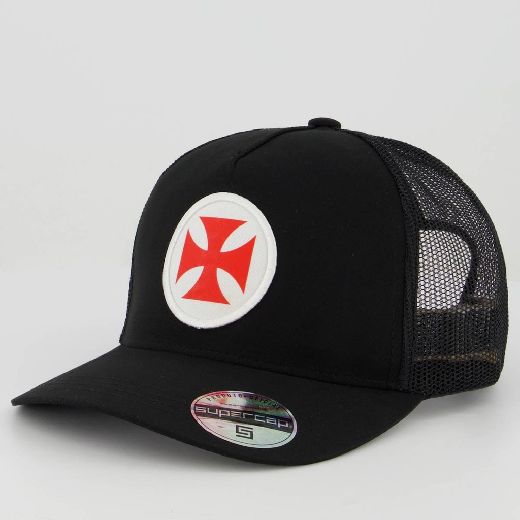 Boné Vasco Trucker Preto - Fashion Accessories