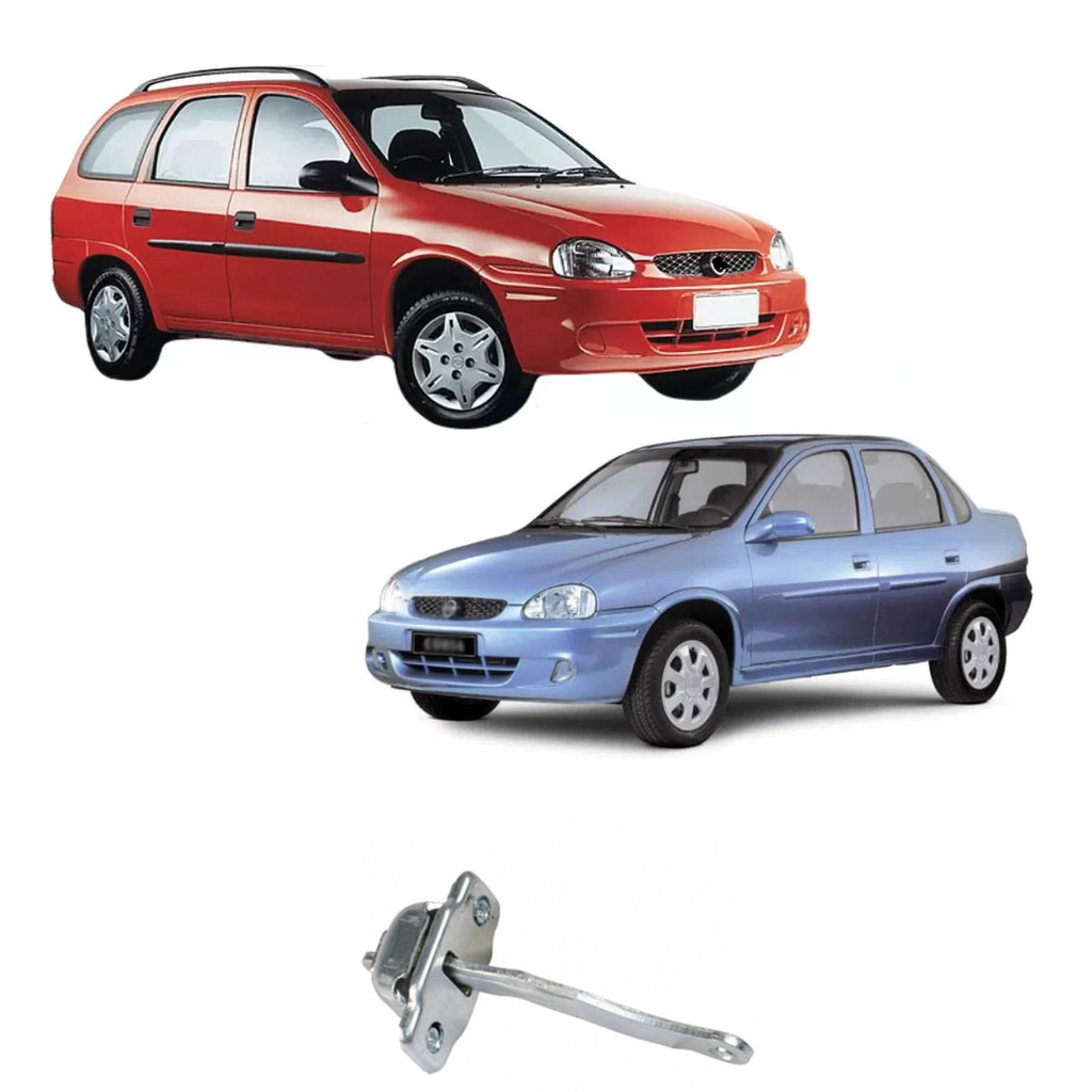 Limitador Porta Traseira Corsa Sedan 96/04 Corsa Hatch 94/02 Corsa Wagon 97/01 Classic 04/16 4 Portas