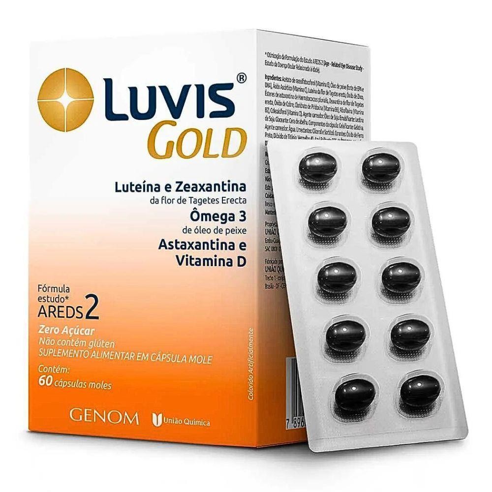 LUVIS GOLD COM 60 CÁPSULAS MOLES
