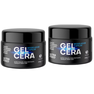 Gel Cera Capilar - Kit 2 un - Modelador Ultra Fixed 250g Trihair em Oferta na Shopee