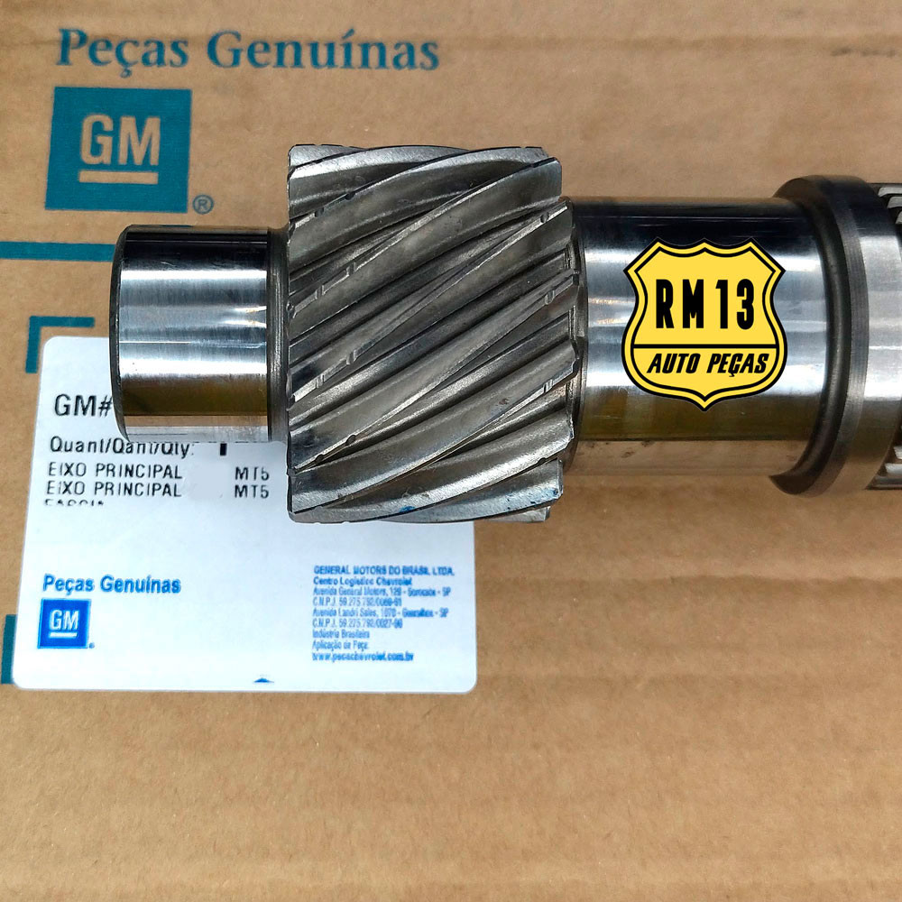 Eixo Secundario Pinhão GM F15 F17 49mm 16 Dentes 27mm FVE 5M
