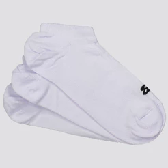 Kit Meia New Balance Cano Invisível 3 Pares Branca