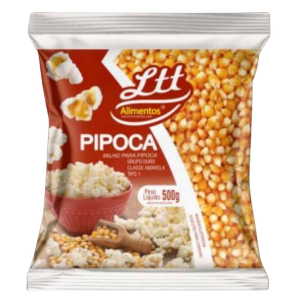 Milho Para Pipoca Tipo1 500g Ltt Alimentos
