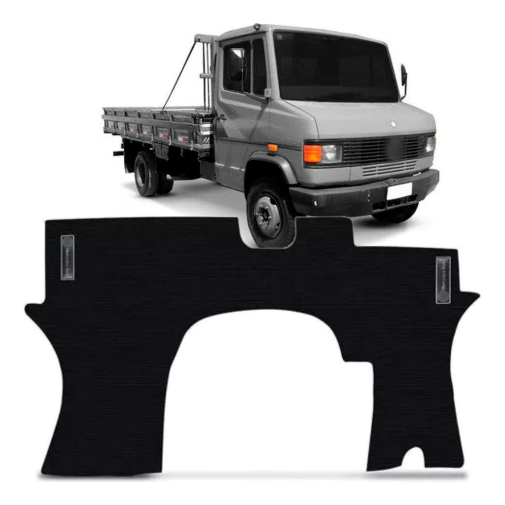 Tapete Caminhão 1 peça específico Mercedes Benz 709 710 912 914 1988 1989 1990 1991 1992 1993 ... 2010 2011 PVC