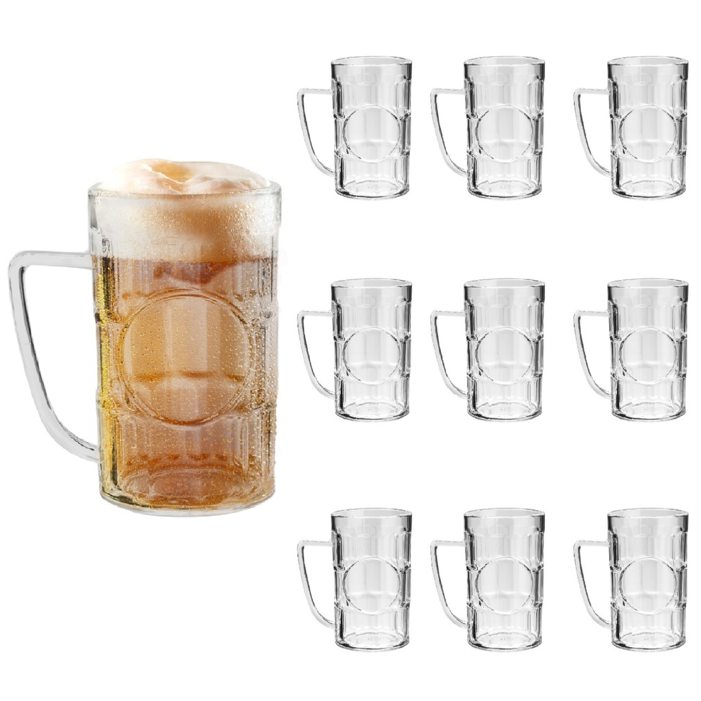 Canecas de Chopp 450ML Acrílico Reforçado kit 36pçs Neoplas
