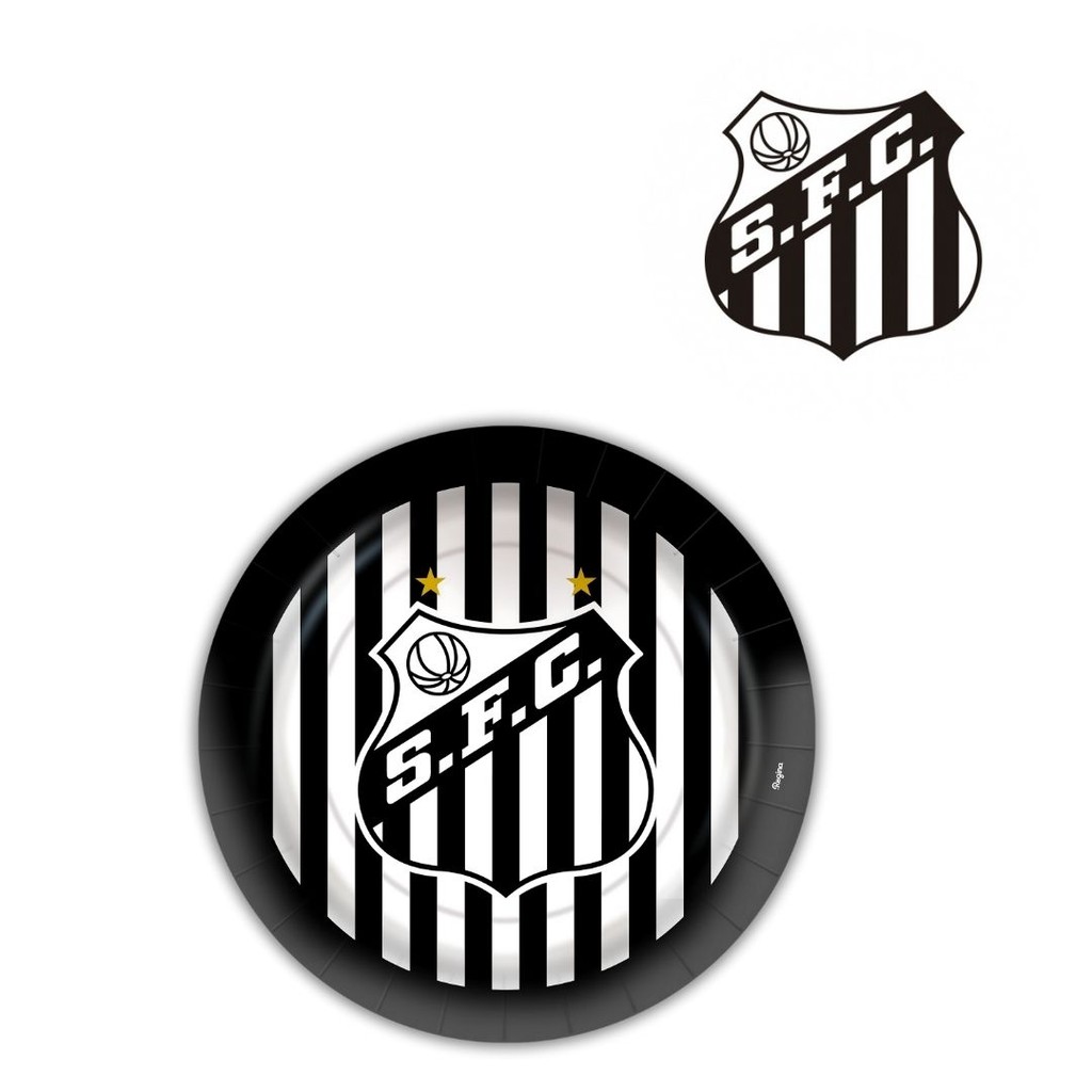 8 PRATO BOLO FESTA SANTOS DE PAPEL 18 CM REGINA em Oferta na Shopee