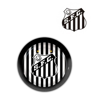 8 PRATO BOLO FESTA SANTOS DE PAPEL 18 CM REGINA em Oferta na Shopee