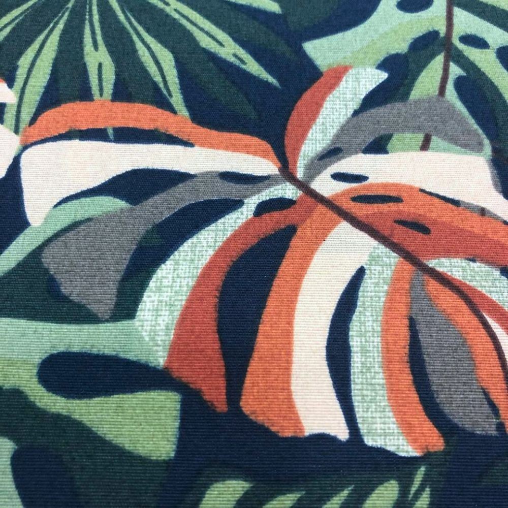Tecido Acquablock Monstera Ferrugem 1,00m x 1,40m