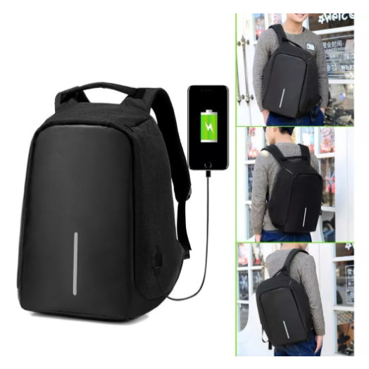 Mochila Unisex Executiva Casual Antifurto Para Notebook Multifuncional USB Yobel.Loja