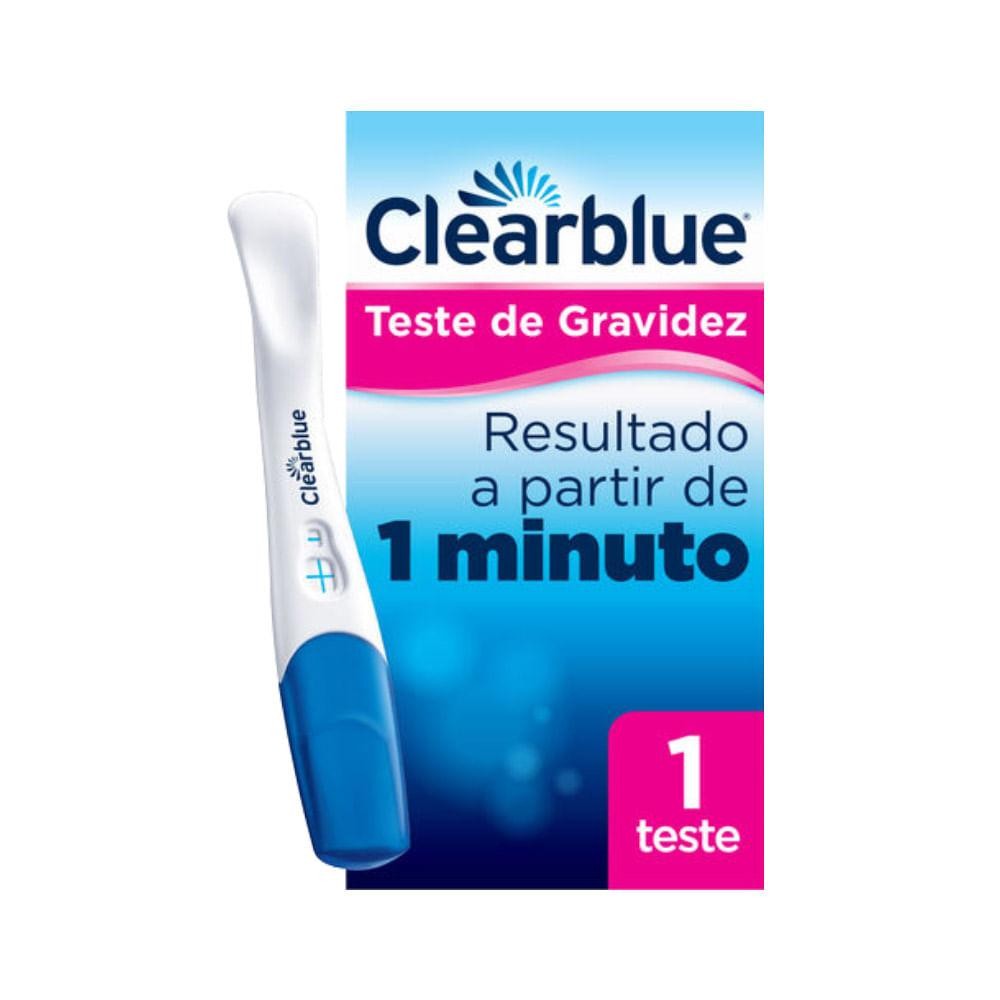 TESTE DE GRAVIDEZ CLEARBLUE PLUS DETECCAO RAPIDA TESTE RÁPIDO em Oferta na Shopee