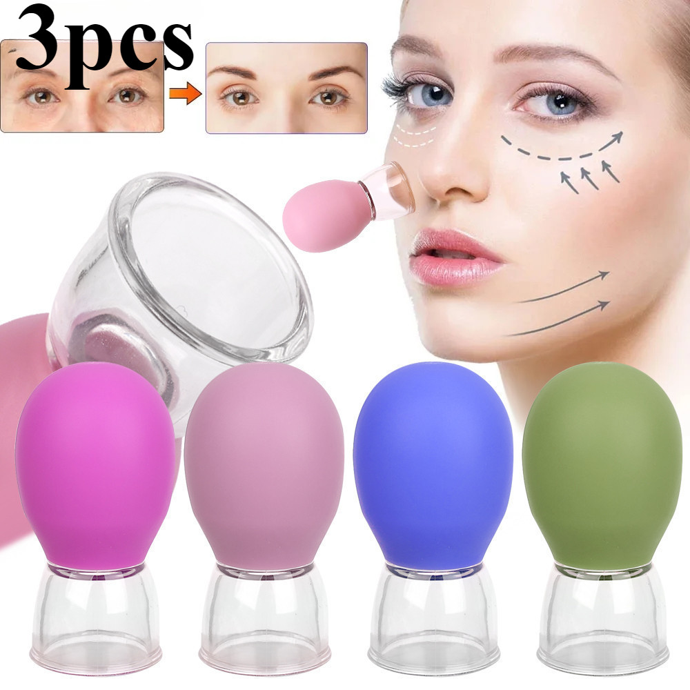 Massageador De Frasco De Vidro Com Ventosa A Vácuo-Para Rosto-Silicone , Macio , Portátil-Máquina De Ventosas Condiciona em Oferta na Shopee