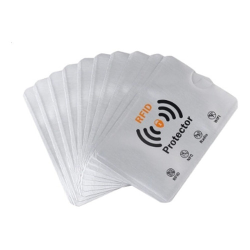 10 Protetor Rfid Cartão Crédito Anti Clonagem Fraude e aproximação nfc Carteira contra roubo dados