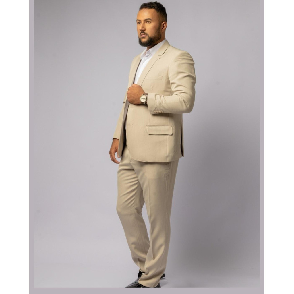 Terno/Costume Microfibra - Bege