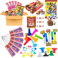 Kit Doces 80 Itens Sacolinha Guloseimas Festa Infantil Lembrancinha