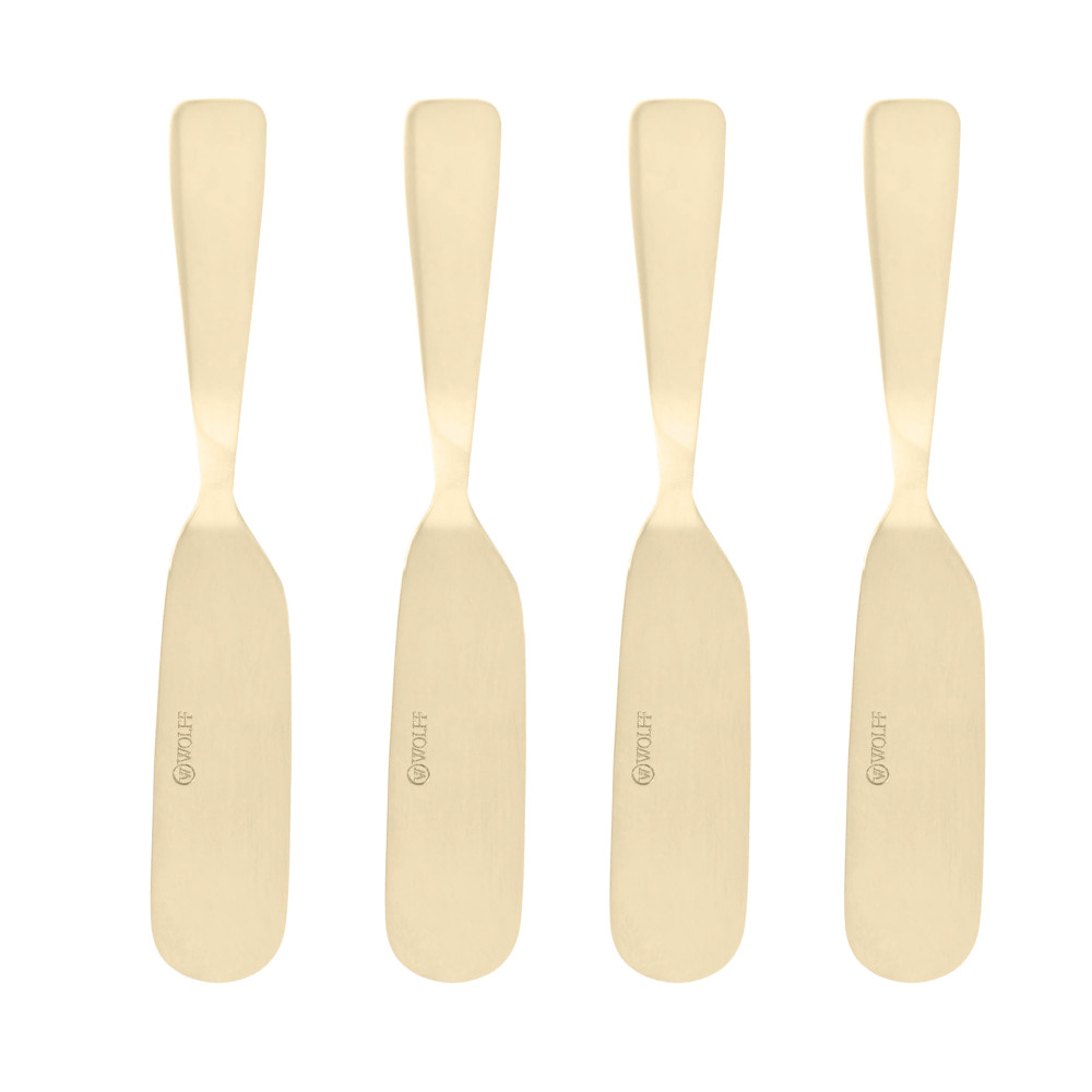 Wolff Gourmet - Kit Espátulas (4 Peças) Dourada