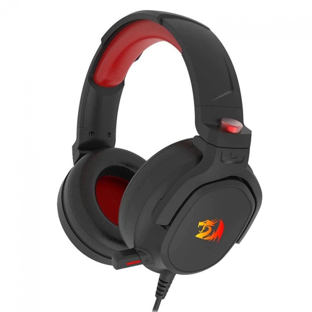 Headset Gamer Redragon Nireus RGB USB7.1 Surround 50mm Black