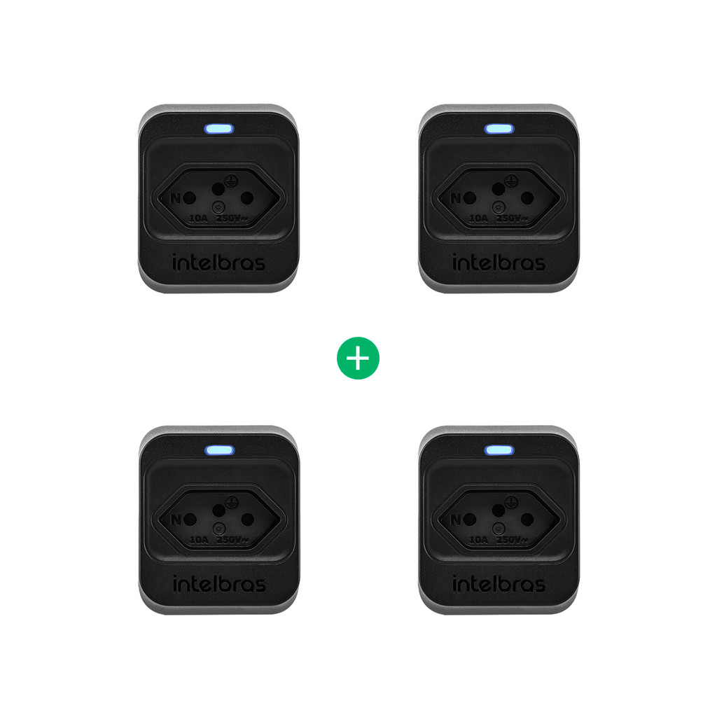 Kit Dispositivo de Proteção Elétrica EPS 301 Preto - 4 peças em Oferta na Shopee