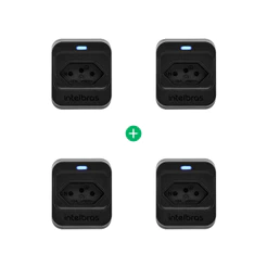 Kit Dispositivo de Proteção Elétrica EPS 301 Preto - 4 peças