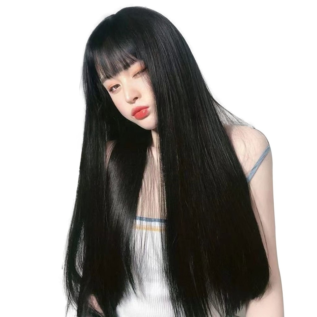 Peruca média bob, cabelo médio longo cacheado, peruca completa cacheada, peruca feminina, cabelo natural preto castanho