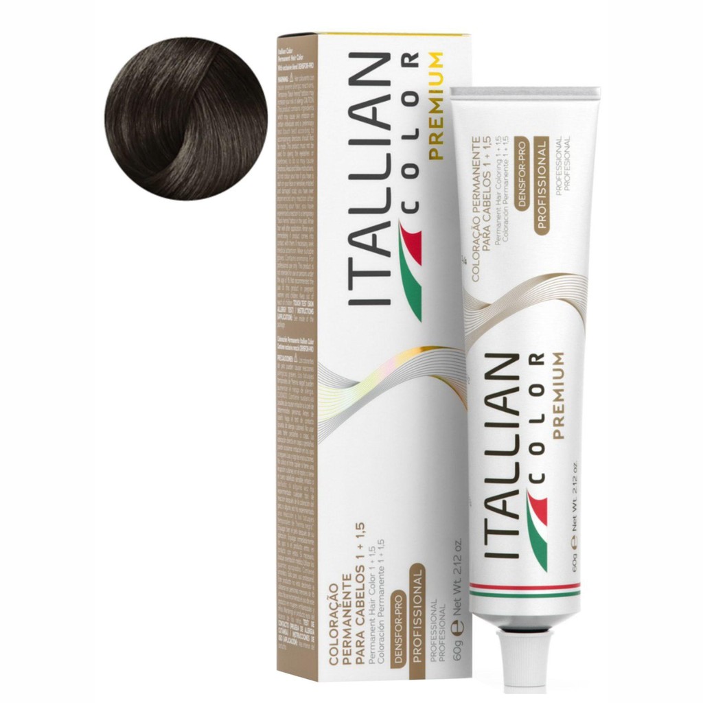 Coloraçao Itallian Color 5.00 CASTANHO CLARO PLUS em Oferta na Shopee