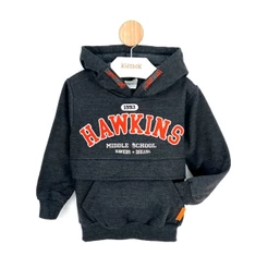 Blusão Menino Flanelado Capuz Hawkins - Angerô