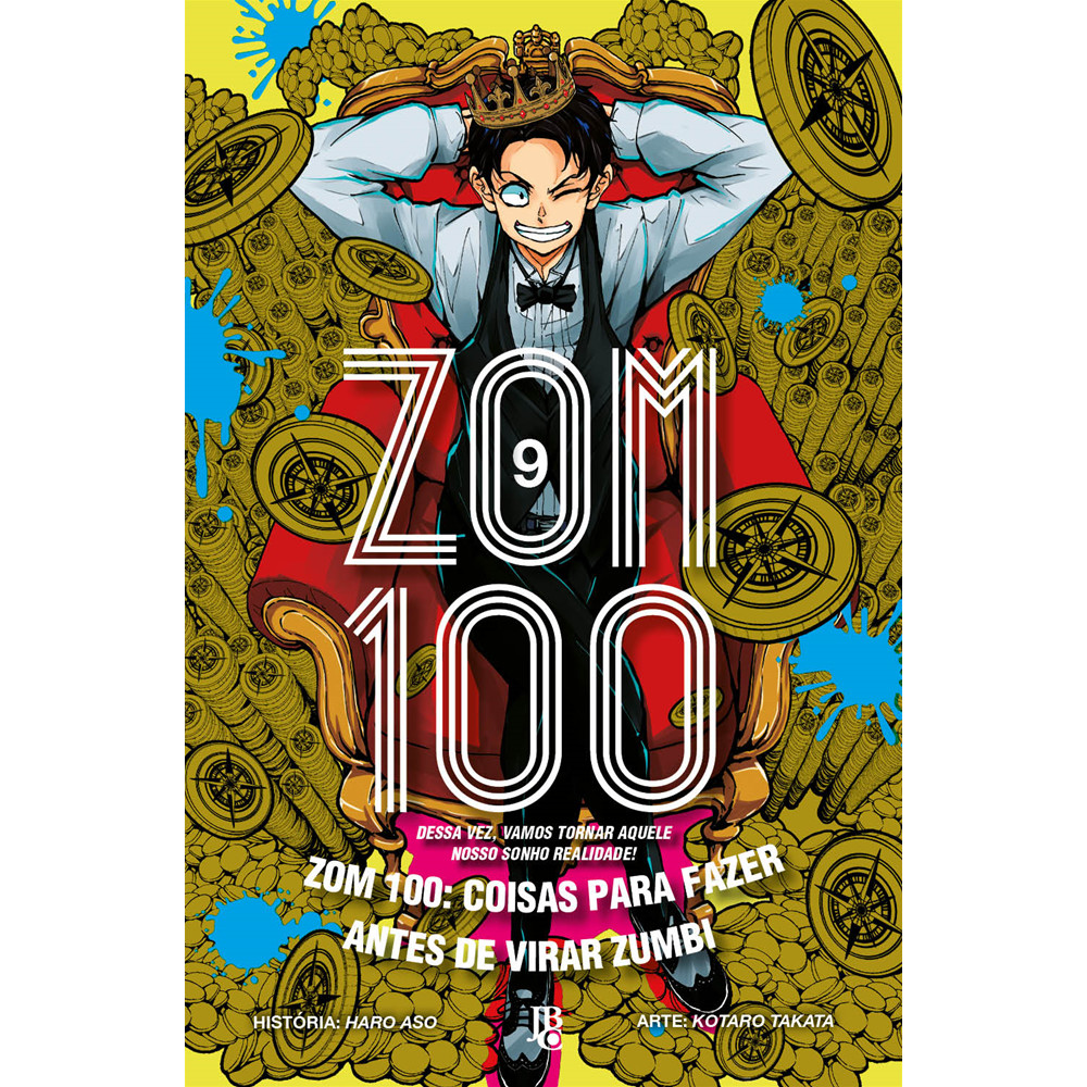 Capa do livro Mangá - Zom 100 - Coisas para fazer antes de virar zumbi Vol. 09 - Editora JBC
