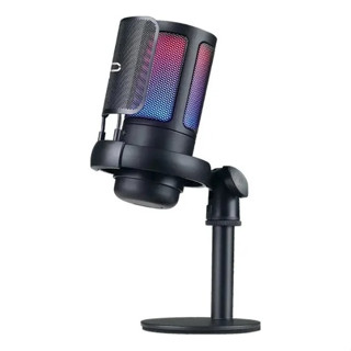 Microfone Condensador Rgb Alta Sensibilidade Usb Gamer Strea em Oferta na Shopee