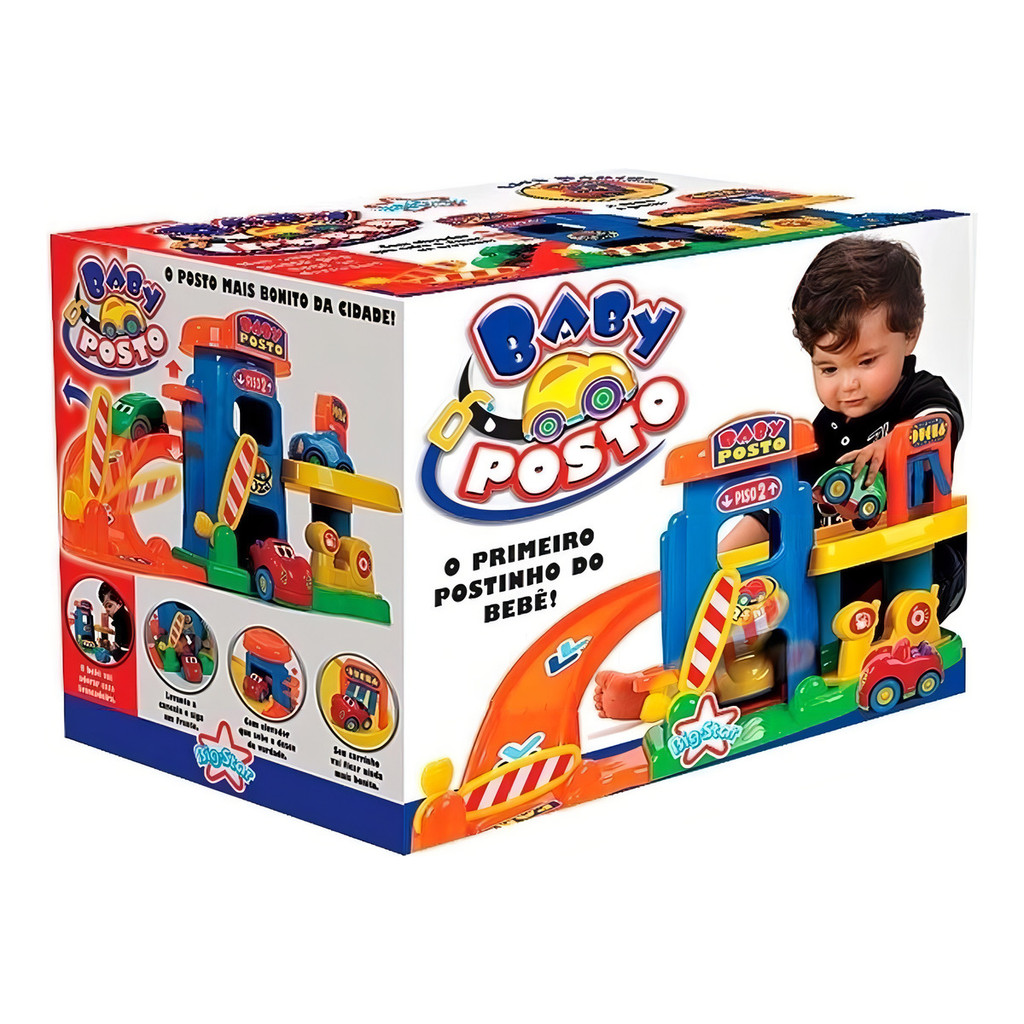 Baby Posto Infantil Lava Rapido C/ Carrinho Bebe - Big Star