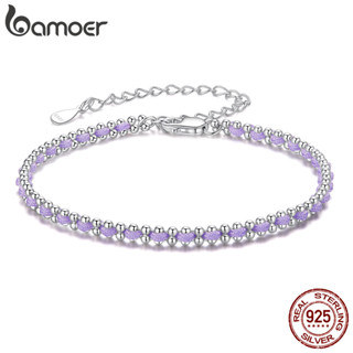 Bamoer 925 Pulseira De Prata Esterlina Original Corda De Algodão Trançada Antialérgica Joia Elegante Presente Para Mulhe em Oferta na Shopee